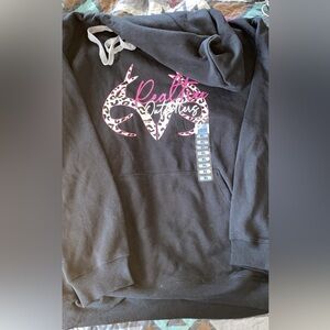 Real Tree Hoodie with Cheetah print design